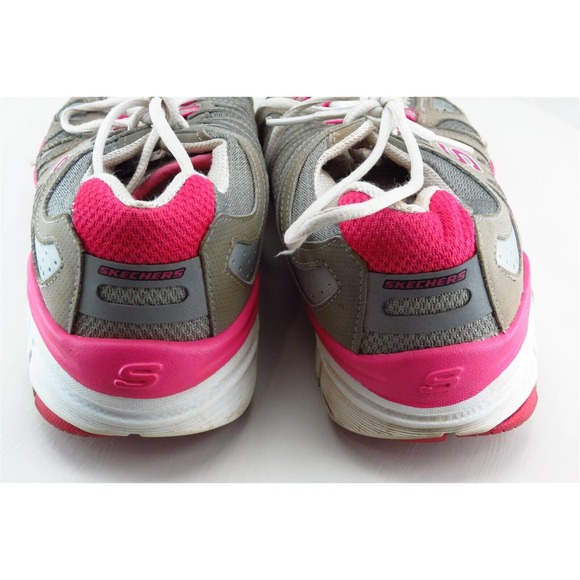 Skechers Running Shoes Gray Synthetic Women 8.5 Medium - Picture 4 of 6